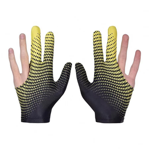 Gants de snooker unisexes Geo Brothers, logo personnalisé, couleur personnalisée, impression laser, polyester/lycra de haute qualité, antidérapants, protection UV - Product Image 6