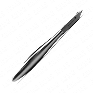 Pince à cuticules mini en acier inoxydable avec logo personnalisé, argentée, coupe-ongles professionnel, outil de manucure et de podologie - Product Image 4