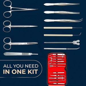 Kit d'instruments manuels standard de haute qualité en acier inoxydable pour implants dentaires avancés et chirurgie buccale orthodontique - Product Image 2
