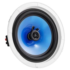 Lot de 2 enceintes de plafond encastrées de 8 pouces pour intérieur, 50W, impédance 8 ohms, sensibilité 89 dB - Product Image 1