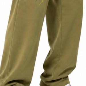 Pantalones de chándal casuales de verano para hombre, de pierna ancha, holgados, con cordón y estampado de letras - Product Image 6