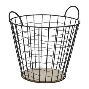 Wholesale Stainless Steel <b>Wire</b> <b>Storage</b> <b>Basket</b> With Integrated Handles Metal Organizer For Kitchen Pantry Bathroom And Closet - Product Image 2
