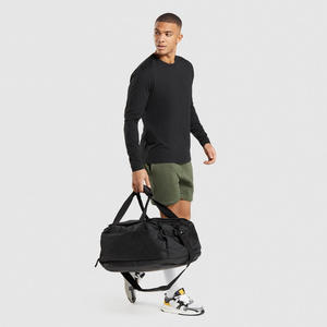 T-shirt ample à manches longues en coton tricoté 100 % personnalisé, sans col, anti-boulochage, service OEM, pour homme, idéal pour l'été - Product Image 6