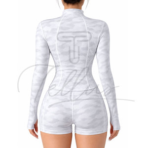 Nouvel ensemble de yoga pour femme sur mesure, respirant, uni, taille haute, 2 pièces, sans manches, résistant à l'eau, de qualité supérieure - Product Image 2