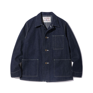 Luxury Men's Denim Blue <b>Jacket</b> New 506 Heavily Washed <b>Smart</b> Casual Turn-Down Collar High Street Style Coated Luxury Loose <b>Jacket</b> - Product Image 1