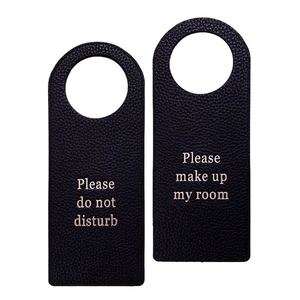 Fabricant de porte-clés en cuir personnalisés pour hôtels, logo personnalisé, étiquette de chambre d'hôtesse avec message « Ne pas déranger », vente en gros - Product Image 5