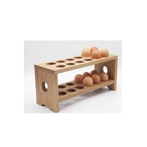 Antique Natural Oak Wooden <b>Egg</b> Holder For Kitchen <b>Eco</b>-Friendly Handcrafted Farmhouse <b>Egg</b> Storage Tray & Stand Home Use - Product Image 2