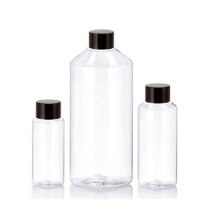 Custom Label PET Screw Cap-Aromatherapy Essential Oil Cosmetic 50ml Silk Screen <b>Printed</b> Plastic Cylinder Bottle - Product Image 1