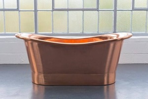 Bañera Independiente Moderna de Cobre con Diseño de Baño Profundo, Ecológica para Uso en Baños u Hoteles, Compre Directamente del Proveedor - Product Image 2