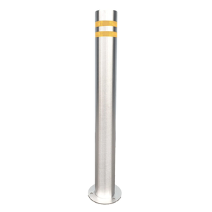 เสากั้นถนนสแตนเลสแบบติดตั้งถาวรเพื่อความปลอดภัยสาธารณะ - Product Image 1