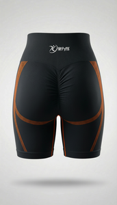 High Waisted Seamless Breathable Streetwear Biker Sport Compression Butt Lifting <b>Scrunch</b> Athletic <b>Shorts</b> Workout Yoga Fitness - Product Image 5