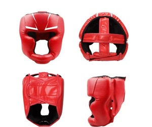Protector de Cabeza de Boxeo de Cuero PU de Alta Calidad, Diseño Personalizado, Casco de Entrenamiento, Equipo de Protección para Kick Boxing, Precio al por Mayor - Product Image 2