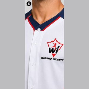 Uniforme de baseball haut de gamme, vêtements de sport d'équipe, maillot et pantalon de baseball légers et flexibles, conçus pour l'entraînement et la pratique - Product Image 4
