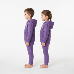 Conjunto Deportivo de Moda para Niños, Sudadera con Media Cremallera y Pantalones Jogger, Ropa Casual de Dos Piezas con Capucha para Niños - Product Image 4