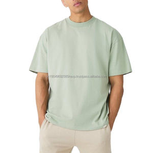 Camiseta Extra Grande de Algodón Lavado Vintage para Hombre, Impresión de Logotipo Personalizado, Diseño en Blanco - Product Image 3