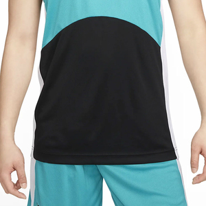 Débardeur de sport de haute qualité blanc et noir en coton avec logo personnalisé, respirant, tricoté, grande taille, pour la gym et le fitness - Product Image 4