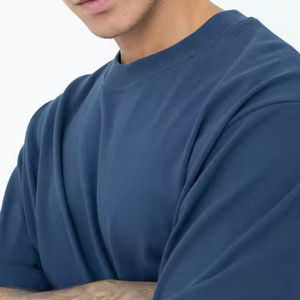Camiseta Personalizada Premium Extra Grande 100% Algodón con Cuello Redondo, Fabricante Mayorista de Marca Privada OEM ODM - Product Image 4