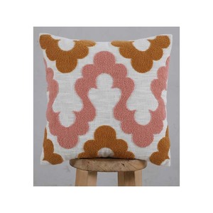 Funda de Cojín de Algodón y Lino con Patrón Geométrico Abstracto, Tejida a Mano, Estilo Bohemio, Decorativa para el Hogar - Product Image 2