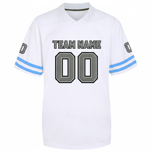 เสื้อฟุตบอลอเมริกันเยาวชนแบบกำหนดเอง ดีไซน์แบบซับลิเมชั่น ชุดทีมมืออาชีพ อุปกรณ์ทนทานสำหรับเด็ก - Product Image 1