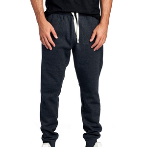 Pantalones Deportivos Gris Oscuro para Hombre, Cintura Elástica con Cordón, Casuales, de Algodón Medio, con Bolsillos Laterales, para Otoño - Product Image 5