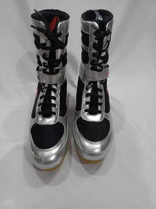 Chaussures de boxe professionnelles personnalisées 2026 à marque privée, forte demande, de la dernière collection, couleur unie, haute qualité - Product Image 3