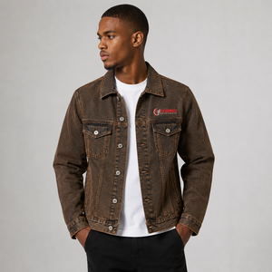Wholesale Price 2026 FLY HUMBLE SPORTSWEAR Men Blouson Corduroy <b>Jacket</b> Autumn Wear Vintage Stone Wash Breathable Windproof Front - Product Image 4
