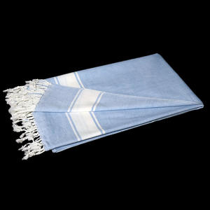 Exportateur indien de serviettes de plage Fouta en coton 100% à haute absorption d'eau, taille et couleur personnalisées, serviettes de plage rayées OEM - Product Image 4