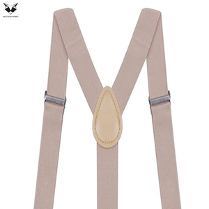 Good Supplier With Best Price New Arrival Best Supplier Anti Rust High-Stretch Adjustable Elastic Straps Leather <b>Suspenders</b> - Product Image 5
