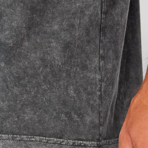 T-shirt Homme Lavé à l'Acide Anti-Plis de Haute Qualité Respirant Léger Entièrement Personnalisable à Prix Ajustable - Product Image 4