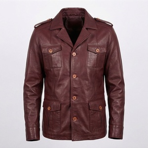 Chaqueta de Motociclista de Cuero Genuino para Hombre de la Mejor Calidad, Nueva Colección de Invierno, Chaquetas de Motocicleta con Protecciones Desmontables Personalizadas - Product Image 1