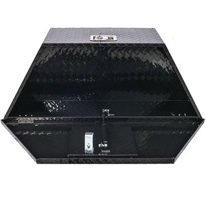 39-Inch Heavy Duty Aluminum <b>Tool</b> <b>Box</b> Truck Bed and Outdoor Trailer Pickup <b>Storage</b> Organizer RV Underbody <b>Storage</b> <b>Tool</b> <b>Box</b> - Product Image 4