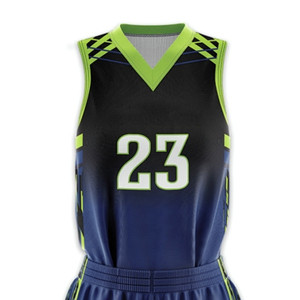 Ensemble d'uniformes de basketball personnalisés pas chers, sans manches, respirants, grandes tailles, avec logo frontal imprimé par sublimation, livraison rapide - Product Image 4