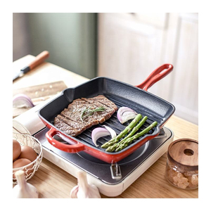 Lightweight <b>Non</b> <b>Stick</b> Grill <b>Pan</b> With Strong Body And Excellent Heat Distribution For Daily Cooking - Product Image 3