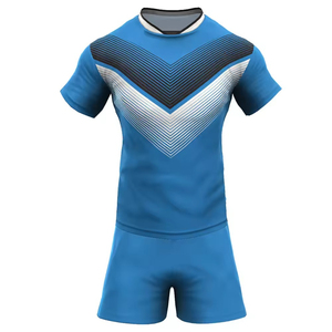 ชุดยูนิฟอร์มรักบี้สมัยใหม่ เสื้อเจอร์ซีย์และกางเกงขาสั้นระบายอากาศ ควบคุมความชื้น ออกแบบมาสำหรับสโมสรมืออาชีพ โรงเรียน และกีฬา - Product Image 5