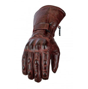 Gants de course en cuir ciré personnalisables, nouveau style, pour hommes, pour la conduite en extérieur, le café racer, la course moto, prix abordable, faciles à porter - Product Image 3