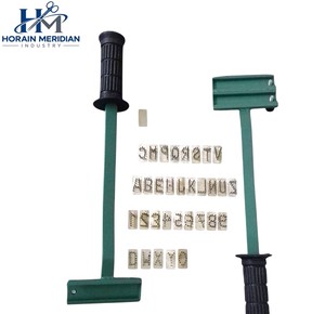 Fers à marquer réutilisables en aluminium pour l'alphabet occidental, résistants à la chaleur, outil d'identification animale pour porcs et bétail, usage vétérinaire - Product Image 3
