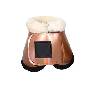 Custom Logo Soft Breathable <b>Inner</b> Horse Bell Boots Durable Hoof Overreach Bell Boot with High Quality Horse Bell Boots - Product Image 3