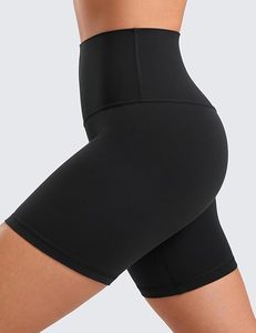 Shorts Deportivos de Cintura Alta para Mujer, Color Sólido, Elásticos, Tejidos, de Spandex y Nailon, con Aspecto Sin Costuras - Product Image 5
