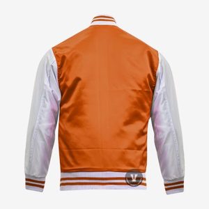 Winter High-quality Embroidery <b>Heated</b> Wind Breaker Letterman Varsity Genuine Leather Jackets for Men Cowskin <b>Coats</b> - Product Image 4