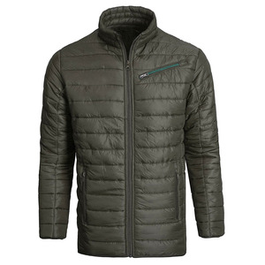 Chaqueta de Invierno Impermeable para Hombre, de Alta Calidad, con Capucha, Logotipo Personalizado, Estilo Urbano, Negra, con Cremallera Resistente al Viento - Product Image 1