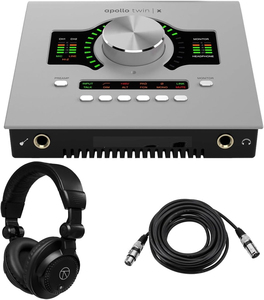 Interface audio Thunderbolt 3 de bureau Apollos Twin X Duo Heritage Edition de qualité supérieure - Product Image 4