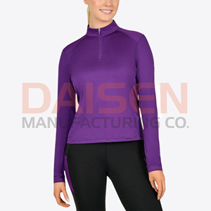 Women Athletic Riding Shirt <b>Long</b> <b>Sleeve</b> Lightweight Breathable Top for Horse Riding Training and Sportswear - Product Image 4