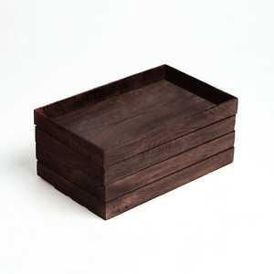 Plateau à bijoux en bois naturel fait main, finition rustique polie, design moderne et luxueux, passe au lave-vaisselle, pour le petit-déjeuner, le café et le thé - Product Image 6
