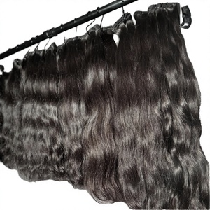 Extensiones de Cabello Virgen Remy Indio Natural, Cutícula Alineada, de Una Sola Capa, Doble Trama a Máquina, Personalizables, Cabello de Alta Calidad X - Product Image 4
