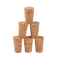 Bouchons de vin en bois naturel personnalisés en gros vin rouge bouteille de champagne bouchons de liège pour vodka tequila whisky