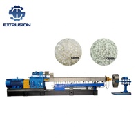 Ligne de granulation automatique TSE-135 à double vis parallèle pour poudre à haute teneur en matière première et masterbatch