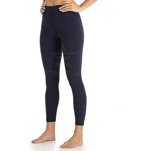 Leggings elásticos de cintura elástica para mujer, servicio OEM con MOQ bajo, pantalones de yoga de alta calidad, ropa deportiva a precio económico. - Product Image 4