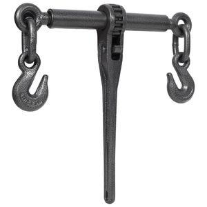 Cinghie di Fissaggio a Cricchetto Nere Martellate Resistenti da 3/8''-1/2'' con Carico di Lavoro di 9200 libbre e Ganci G70, Lunghezza Regolabile, Confezione da 4 di CO - Product Image 5