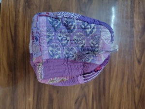 Corn husk clutch pouch Durable makeup pouch wholesale Soft portable puffer bag Lightweight cosmetic caseble Wholesale Make up - Product Image 5