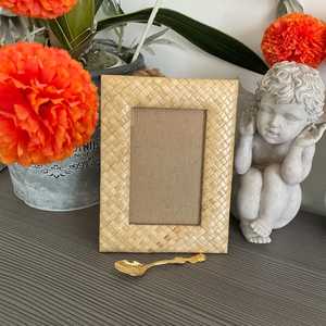 Arabic Rustic Wooden Rattan Photo <b>Frame</b> Handmade Woven Cane <b>Picture</b> <b>Frame</b> Decorative Gift Item Wholesale Price B2B Supply - Product Image 5